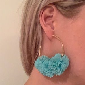 Baublebar Aqua Hoop Earrings